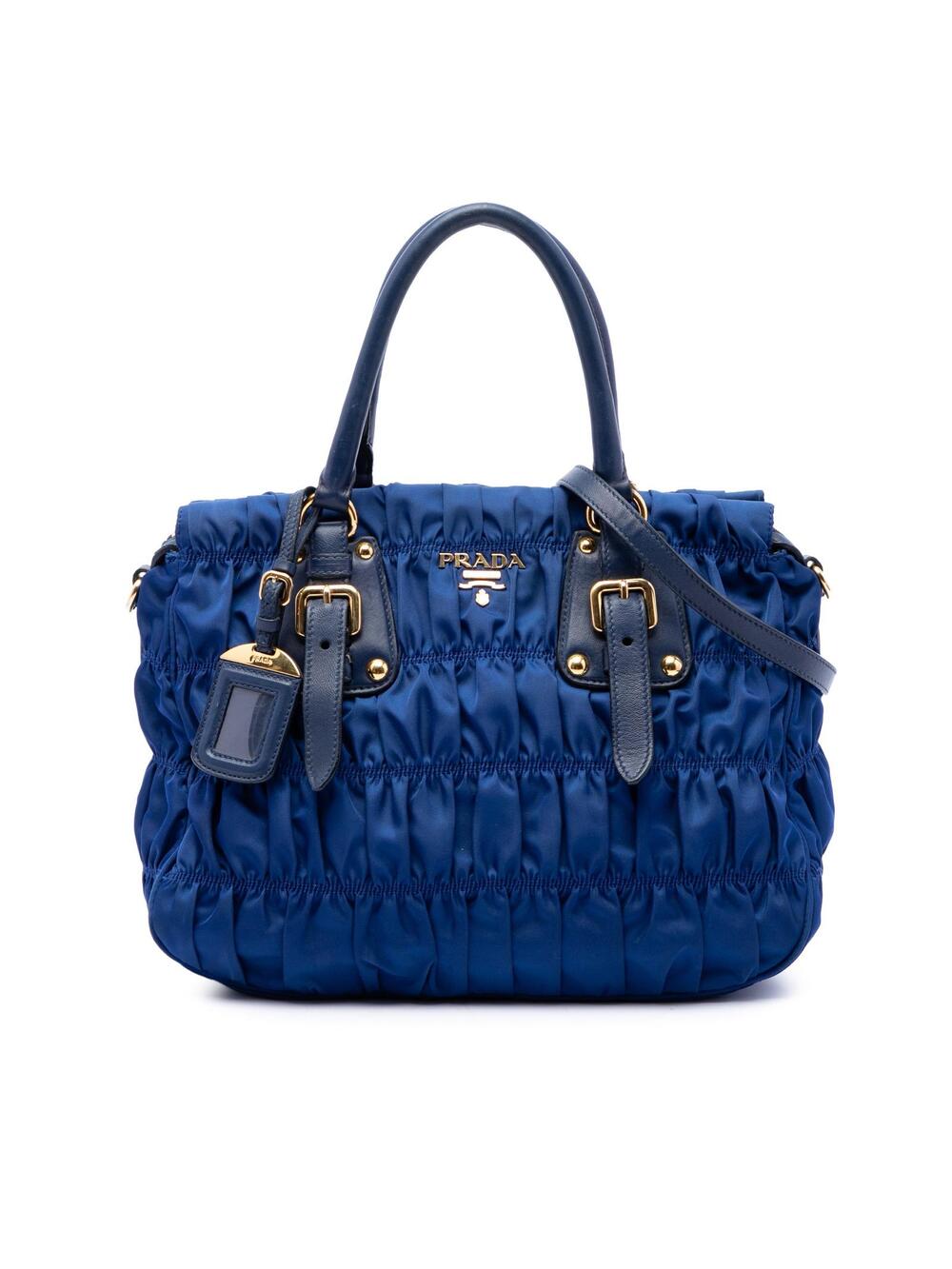 Prada Tessuto Gaufre Satchel Pre-Loved #368472P56B